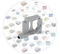 Print Worth 3D Supporto universale per guida a parete, adattatore "Allstar S" per tutti gli attuatori Shelly (montabili in scatola) e molti altri, per il montaggio su guide da 35 mm o su pareti