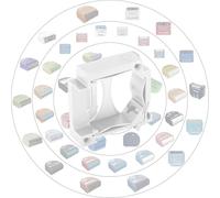 Print Worth 3D Supporto universale per guide DIN / Adattatore "Allstar" per TUTTI gli attuatori Shelly (montabili a scatola) e molti altri, per il montaggio su guida DIN da 35 mm o a parete (bianco, 1