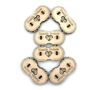 Printable Adventure DND HP Tracker in Legno - Contatore di Punti Vita per Tabletop e Rpg - Perfetto per Dungeon Master & Giocatori - HP Counter inciso al Laser - Accessori per Penna e Carta