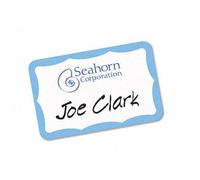 Printable Self-Adhesive Name Badges set da 2 pezzi, colore: Blu