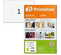 Printation 8690 - Etichette autoadesive per indirizzi, su fogli formato A5, 200 pz, 210 x 148,5 mm, colore: bianco