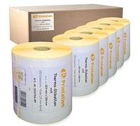 Printation Etichette per spedizione, 103 x 199 mm, bianco, DHL, DPD, GLS, UPS - 1500 103x199 etichette termiche su 6 rotoli, 250 Pezzo per rotolo - adesivo termodiretto permanente per pacchi Zebra