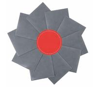 PrintAttack D010 - Set di pellicole in vinile autoadesive, formato DIN A4, Oracal 631, opache, per plotter e bricolage, 21 x 29,7 cm (V1: set da 10 colori pastello opachi)