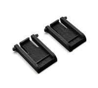 Printbtw 1 paio di piedini di ricambio per tastiera Logitech K120, colore nero