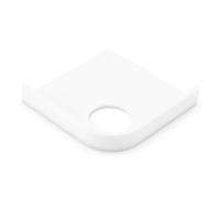 Printbtw Coperchio per alloggiamento di riempimento adatto per Lechuza CUBICO 40/50 CUBICO ALTO CUBE 40/50 & TRIO 40 (bianco)