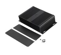 Printed Circuit Board Instrument Aluminum Cooling Box DIY Electronic Project Enclosure Case