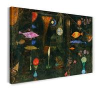 Printed Paintings Stampa su Tela (120x80cm): Paul Klee - magia Pesce