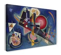 Printed Paintings Stampa su Tela (60x40cm): Wassily Kandinsky - in Blue (1925)