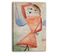 Printed Paintings Stampa su Tela (60x80cm): Paul Klee - Frammento n. 67 (Engel)