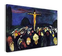 Printed Paintings Stampa su Tela (80x60cm): Edvard Munch - Golgota