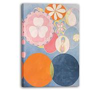 Printed Paintings Stampa su Tela (80x60cm): Hilma AF Klint - I Dieci più Grandi, No 2