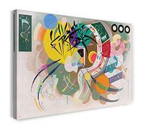 Printed Paintings Stampa su Tela (80x60cm): Wassily Kandinsky - Curva dominante (1936)