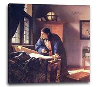 Printed Paintings Stampa su Tela Jan Vermeer - Il Geografo (1668/1669)