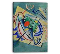 Printed Paintings Stampa su Tela Wassily Kandinsky - Ellipse Rosso (1920)