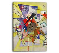 Printed Paintings Stampa su Tela Wassily Kandinsky - Giallo Accompagnamento (1924)