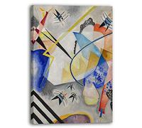 Printed Paintings Stampa su Tela Wassily Kandinsky - Il Centro Bianco (1921)