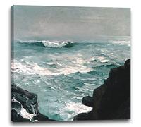 Printed Paintings Stampa su Tela Winslow Homer - Cannon Rock