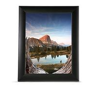 PrintedGift Cornice in Legno Personalizzata con la tua Foto - Massima Qualità di Stampa - Dimensioni Interne della Foto 70x100 cm, Cornice Nero Opaco