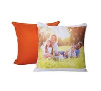 PrintedGift Cuscino Personalizzato con Foto 40x40 cm in Cotone Naturale