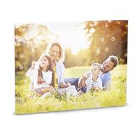 PrintedGift quadro personalizzato con foto su tela in cotone, Stampa con telaio in legno e gancio incluso - 90x120 cm