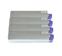printer, 4 pezzi, cartuccia toner a colori compatibile for Okidata C822 C822n C822dn 44844616 15 14 13 TIPO C7 43837112 11 10 09