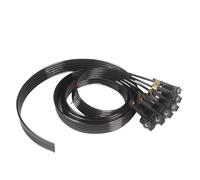 printer accessories, Linea di tubi flessibili for tubi di inchiostro da 6 colori 2M con serranda, compatibile for Epson R330 L800 L805 L1800 R1390 R1800 1250 R1900(White type)