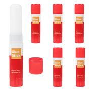 Printer Adhesive Glue, 6-Piece Glue Stick Set, Warping-Resistant Solid Adhesion Solution for Build Plate Grip and Stable Printing Performance, 6.3x3.94x1.18 inches