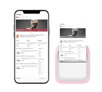 Printer For Phone Pictures - Portable Photo Printer For Smartphones | Wireless Picture | Compact Mini Instant Photo Printing | Mini Picture Journaling Scrapbooking And Travel Memories