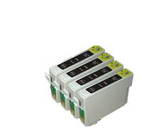 PRINTER SHOP-T0711-4 NERO Cartucce compatibili per Epson Stylus S20 S21 SX100 SX105 SX110 SX115 SX200 SX205 SX210 SX215 SX218 SX400 SX415 SX515W SX600FW D78 D92 D120 DX4000 DX8400 Stylus B300F