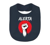 Printera Alerta Faust Revolution Protest - Bavaglino per bambini | Sarcasmo antifascista Sinistra Politica Socialismo Ribellione Demo Pugno Giustizia Libertà Streetart Grunge Vintage