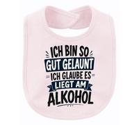 Printera Bavaglino con scritta in lingua tedesca "Ich bin so gut gelaunt