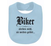 Printera Bavaglino da biker non morire, Azzurro, Taglia unica
