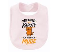 Printera Bavaglino "Der Kaffee ist kaputt ich Statement", Colore: rosa