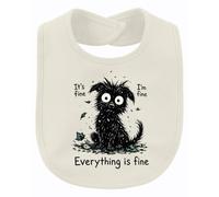 Printera Bavaglino "It's fine I'm fine Statement", naturale, Taglia unica