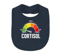 Printera Bavaglino per bambini con indicatore di livello di stress e | Sarcasmo Biohacking Fitness Salute Laboratorio Relax Burnout Fisiologia Endocrinologia Medicina Coaching Wellness