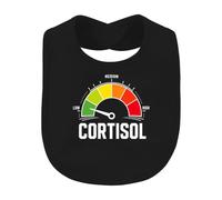 Printera Bavaglino per bambini con indicatore di livello di stress e | Sarcasmo Biohacking Fitness Salute Laboratorio Relax Burnout Fisiologia Endocrinologia Medicina Coaching Wellness