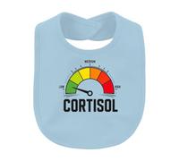 Printera Bavaglino per bambini con indicatore di livello di stress e | Sarcasmo Biohacking Fitness Salute Laboratorio Relax Burnout Fisiologia Endocrinologia Medicina Coaching Wellness