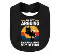 Printera Bavaglino per bambini con scritta "I'm Not Arguing I'm Statement