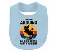 Printera Bavaglino per bambini con scritta "I'm Not Arguing I'm Statement