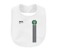 Printera Bavaglino per bambini con stemma della squadra nazionale del | Coppa del Mondo, Maglia Messico, Calcio, Sport, Squadra, Torneo, Stadio, Verde, Bianco, Rosso, Cactus, Idea Regalo