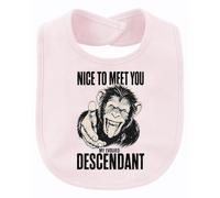 Printera Bavaglino per bambini Nice to Meet You My Statement, Colore: rosa