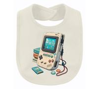Printera Bavaglino per bambini Y2K, stile retrò con console portatile