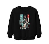 Printera Between Dreams and Japan Y2K - Felpa per bambini, Nero , 152