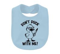 Printera Don't Duck With Me - Bavaglino con occhiali da sole a forma di | Anatra pulcino sarcasmo ironia lama divertente amanti degli animali cartone animato idea regalo uccello scritta schizzo