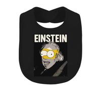Printera Einstein Parodia Simpsons Mashup - Bavaglino per bambini | Albert Physiker Pop Art Fumetto Divertente Idea Regalo Teoria Relatività Genie Matematica