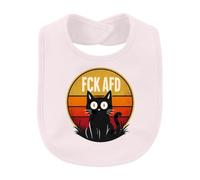 Printera FCK AFD - Bavaglino anti-destro a forma di gatto, colore: nero | Sarcasmo Protest Resistenza Democrazia Divertente Gattino Animali Tolleranza Libertà Eguaglianza Controvento Fumetto