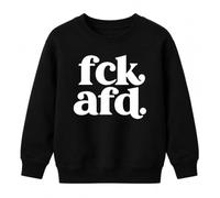 Printera FCK AFD. Politica Statement, felpa per bambini | Sarcasmo, antifascismo, attivismo, protesta, giustizia, diversità, coesione, libertà, coraggio, coraggio civile, umanità
