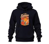 Printera Felpa con cappuccio Be the Sunshine Surf Sunset Summer, blu navy