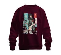 Printera Felpa con cappuccio "Between Dreams and Reality Japan" Y2K