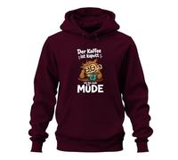 Printera Felpa con cappuccio "Der Kaffee ist kaputt ich Statement